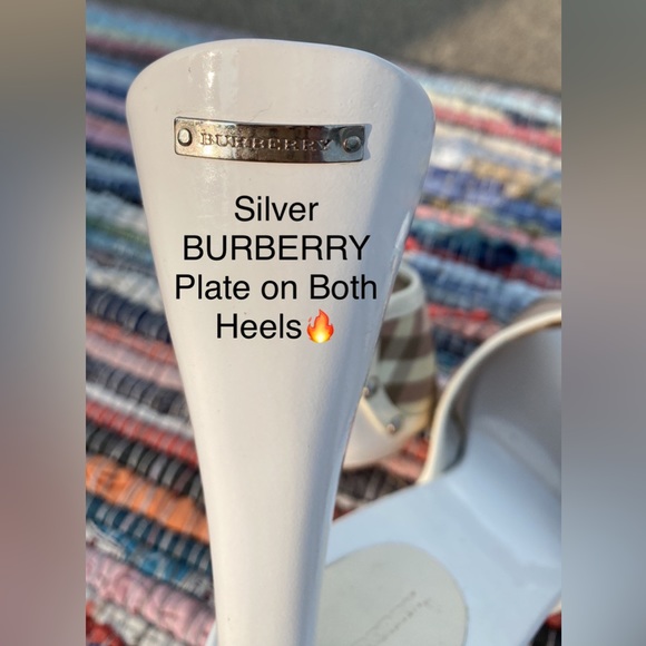 Burberry Pink Nova Check White Mules🔥Like New🔥Worn 1x🔥EU 39,🇺🇸8-8.5🌸Barbie - Picture 3 of 16
